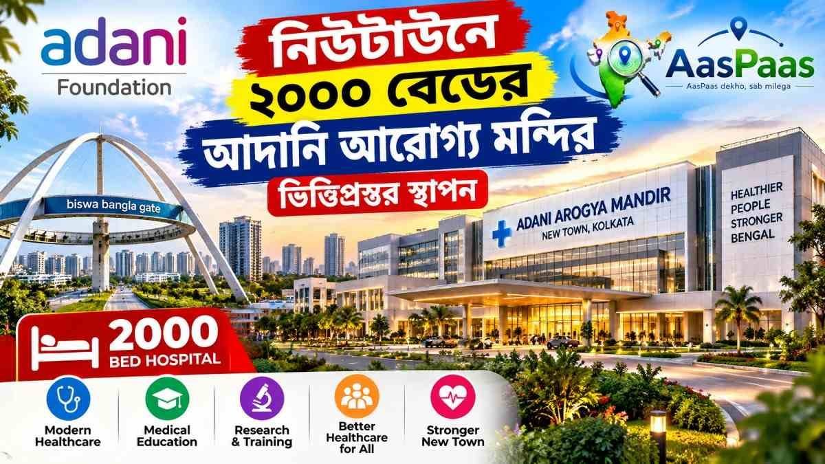 Adani Arogya Mandir in New Town: 2,000-Bed Hospital Project Begins