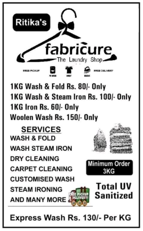 Ritika's Fabricure Laundry Shop | Wash, Iron & Dry Cleaning in Shapoorji New Town cover photo