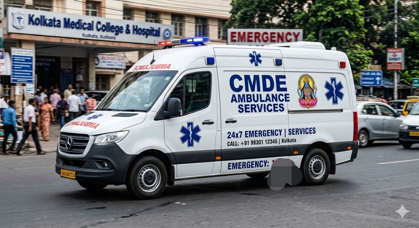 CMDE Ambulance Service | 24×7 Emergency, ICU & Oxygen Ambulance in Kolkata cover photo