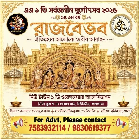 AA 1D Sarbojanin Durga Puja | Durga Puja in Action Area I, New Town cover photo