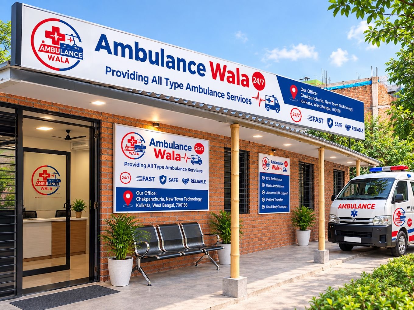 Ambulance Wala | Emergency, ICU & Patient Transport Ambulance in Newtown cover photo