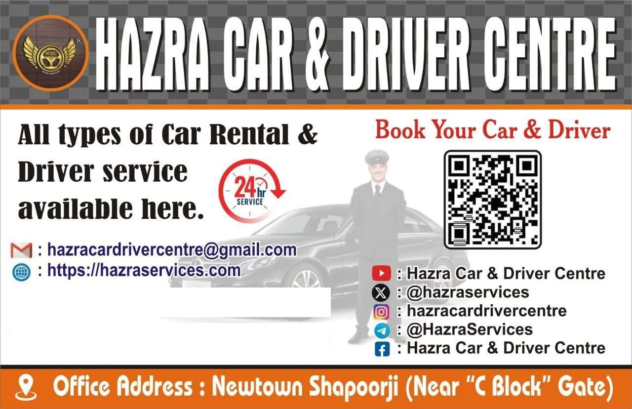 Hazra Car & Driver Centre New Town | Car Rental, Driver & Travel Services in Kolkata cover photo