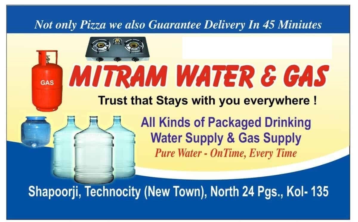 Mitram Water & Gas | Packaged Drinking Water & Gas Supply in Shapoorji Newtown cover photo