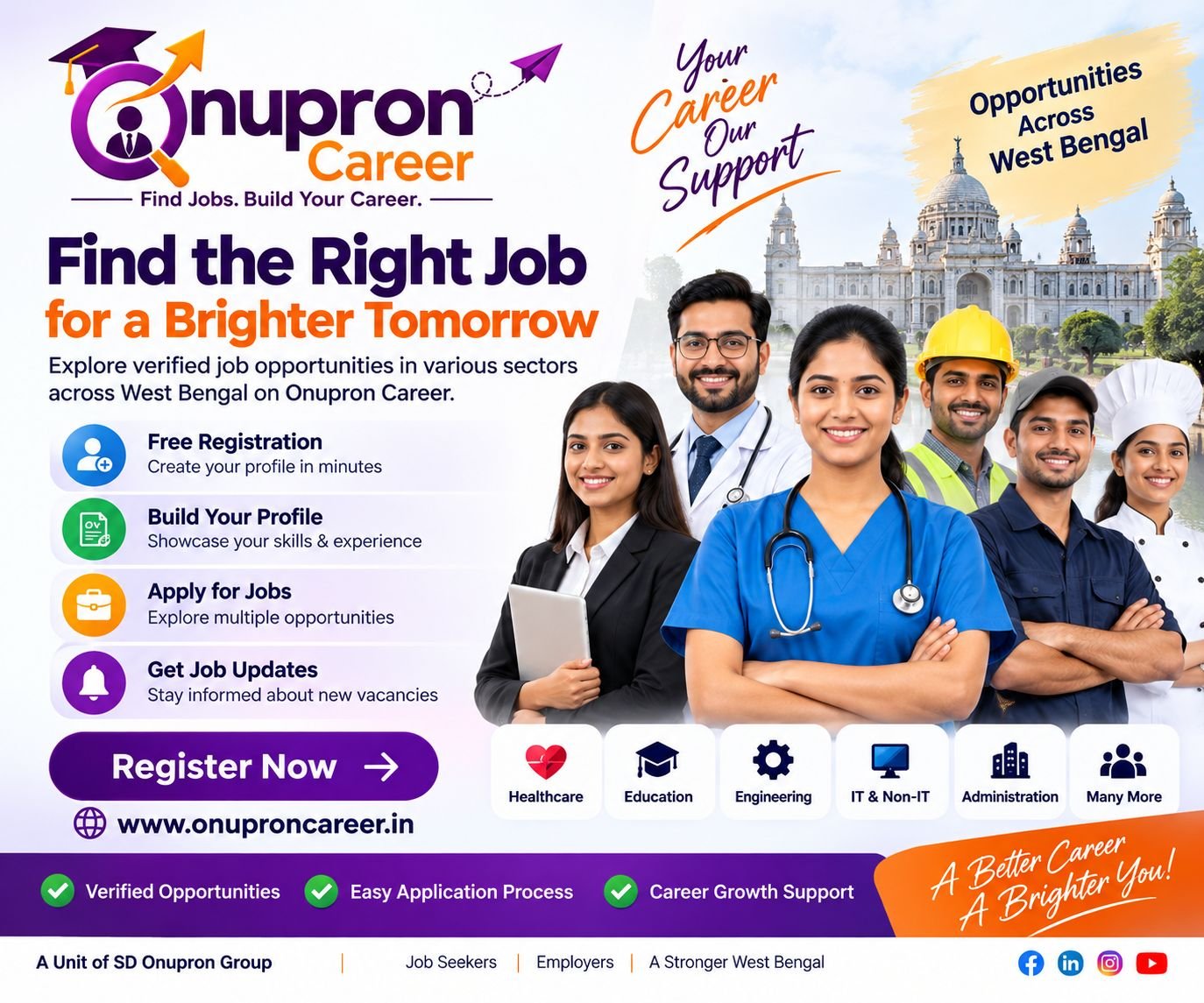 Onupron Career | Find Jobs, Build Your Career & Create Digital Career Profile & CV photo 5