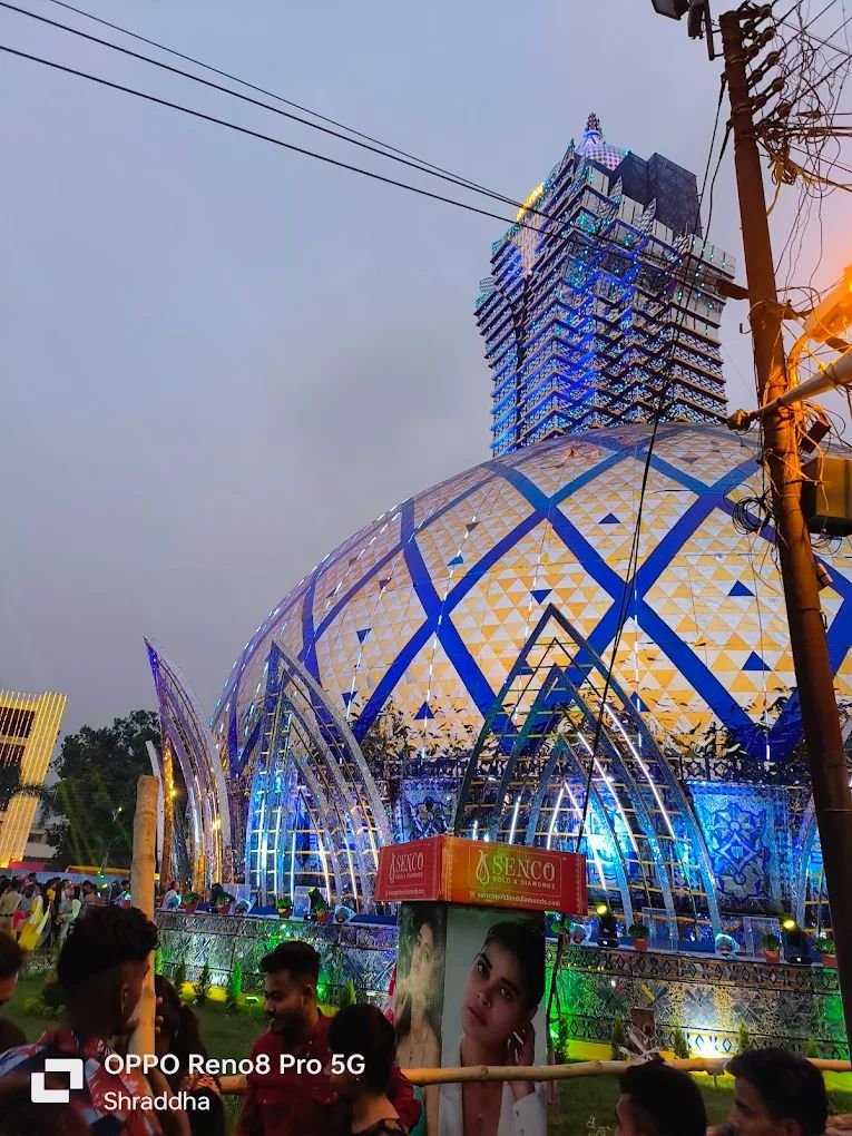 Kalyani ITI More Durga Puja 2026 | Swe Taw Myat Pagoda Theme | Luminous Club photo 2