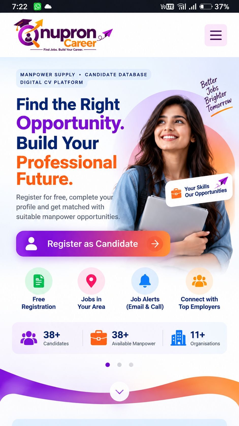 Onupron Career | Find Jobs, Build Your Career & Create Digital Career Profile & CV photo 4