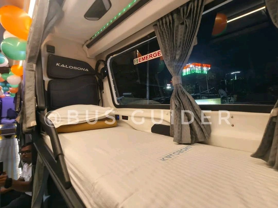 Kalosona Dreamline Kolkata to Bengaluru Bus | Volvo 9600 SLX Multi-Axle AC Sleeper photo 3
