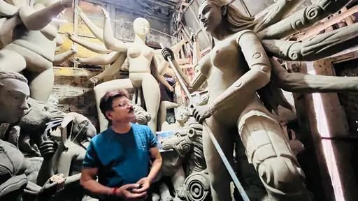 Deshapriya Club Durga Puja 2026 | AI Robot Durga | Kaliaganj, Uttar Dinajpur photo 5