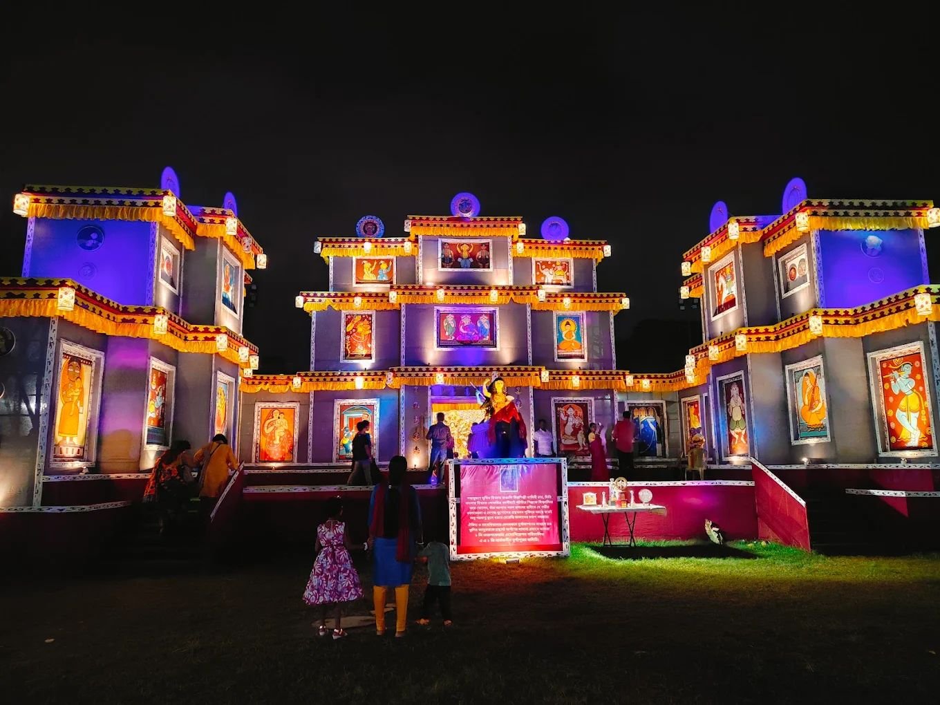 AA 1D Sarbojanin Durga Puja | Durga Puja in Action Area I, New Town photo 4