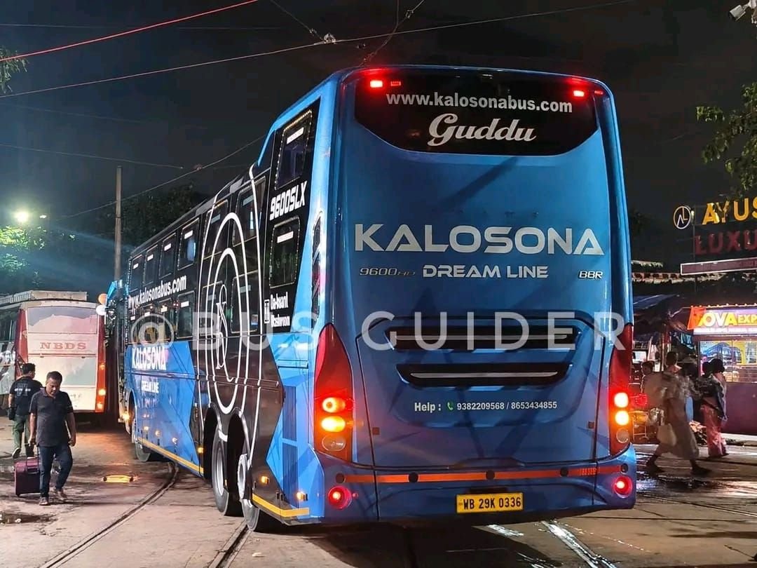 Kalosona Dreamline Kolkata to Bengaluru Bus | Volvo 9600 SLX Multi-Axle AC Sleeper photo 5